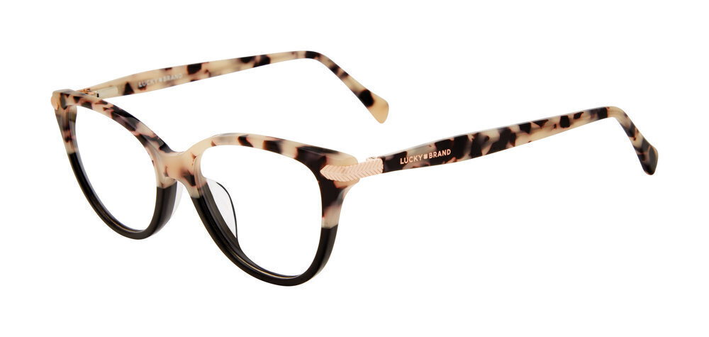 LUCKY BRAND OPTICAL VLBD262 Eyeglasses CREAM HAVANA BLACK (0CC3) 53mm